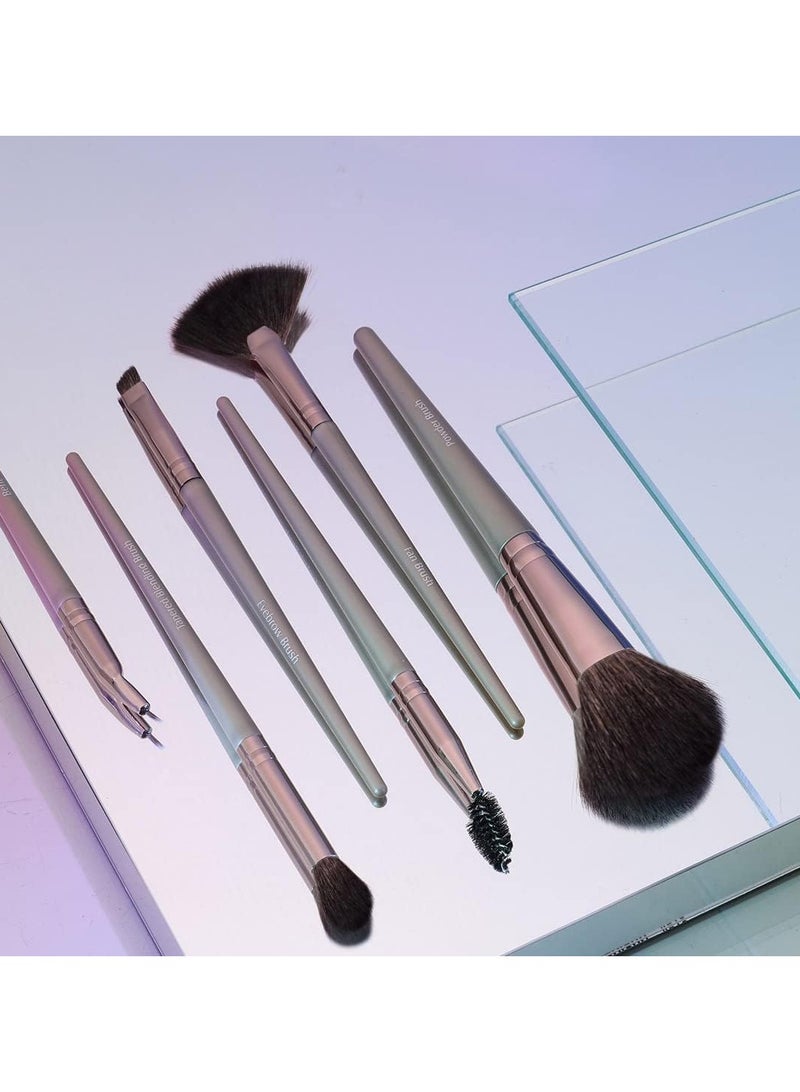 Miniso Makeup Brush Set Premium Soft Eye Shadow Powder Eyebrow Concealer Brush Golden 12Pcs - Image 4