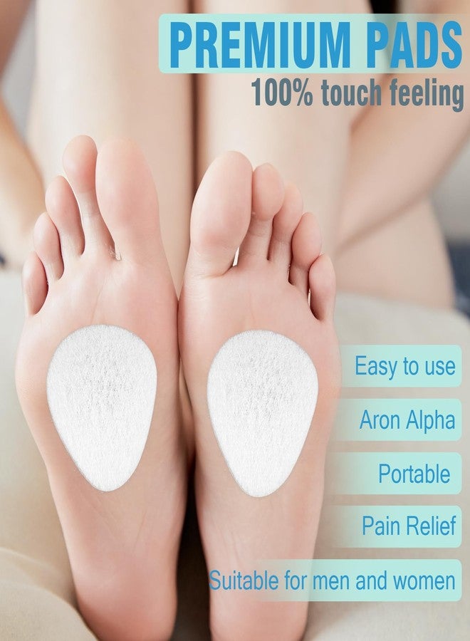 Anmboor 12 Pack Metatarsal Pads - Metatarsal Felt Foot Pads 1/4 Thick for Men & Women Pain Relief from Mortons Neuroma Or High Heels - Image 3