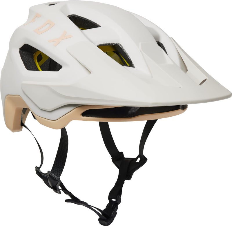 Fox Racing Speedframe Mountain Bike Helmet, Vintage White, Large - Image 1
