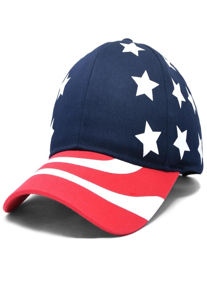 DALIX United States Hat Baseball Cap Snapback USA Flag Independence Day Memorial Veteran Army Military Red White Blue - Image 2
