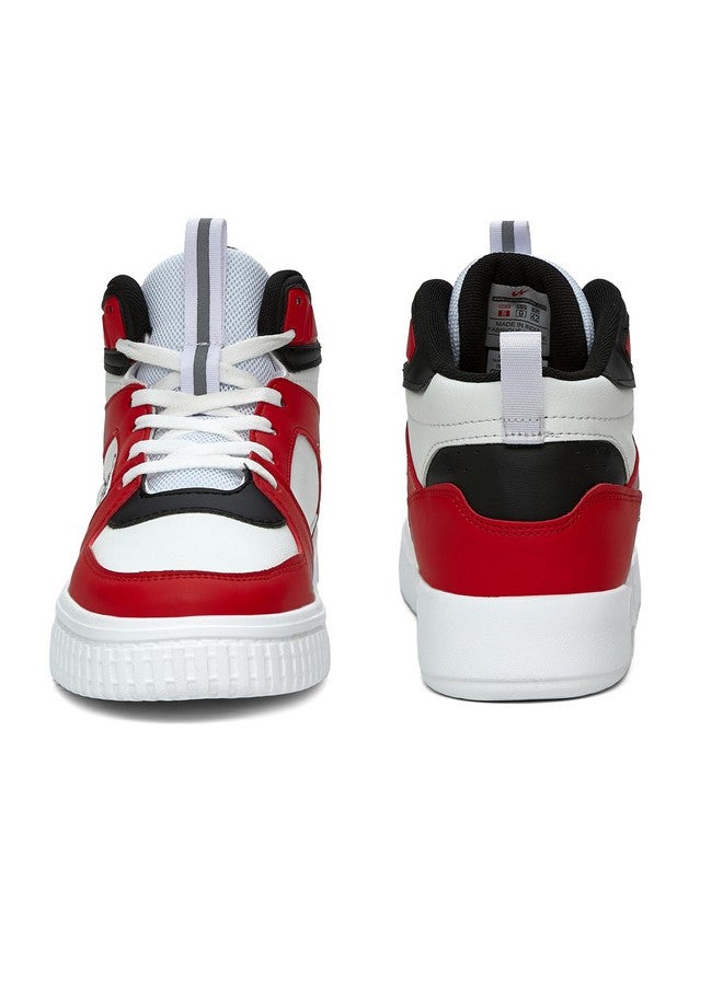 كامبس حذاء رياضي للرجال من Campus OG-22 باللون الأبيض/الأحمر - 10UK/India OG-22 - Image 3