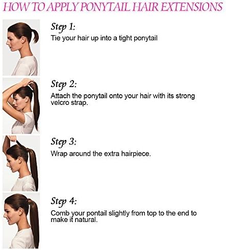 SEGO 32 كليب في إكستنشن شعر ذيل حصان مستقيم حول الشعر قطعة واحدة طويلة للنساء جمال بني متوسط