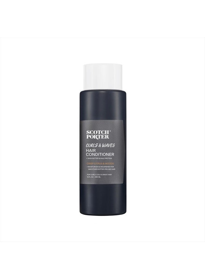 scotch porter Nourish & Repair Hair Conditioner for Men | Strengthens, Softens & Prevents Frizz | Free of Parabens, Sulfates & Silicones | Vegan | 13oz Bottle - Image 1