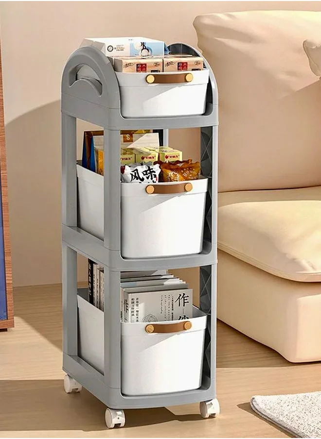 كويزيرا 3 LAYER  ROLLING ORGANISER WITH DRAWERS AND WHEELS