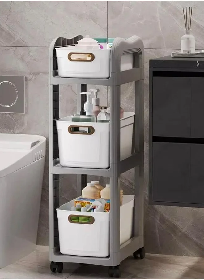 كويزيرا 3 LAYER  ROLLING ORGANISER WITH DRAWERS AND WHEELS