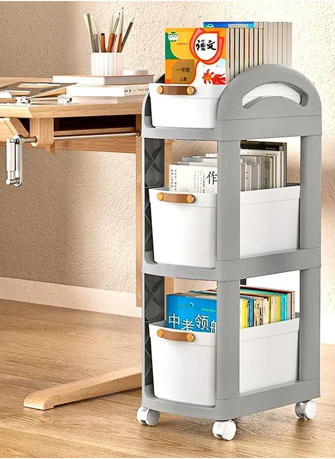 كويزيرا 3 LAYER  ROLLING ORGANISER WITH DRAWERS AND WHEELS