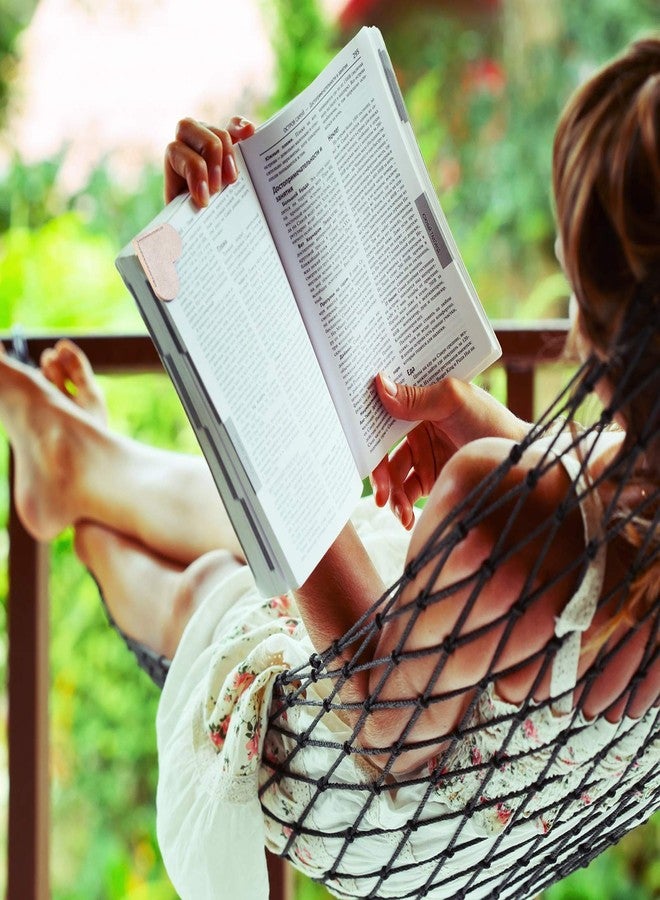 زنون 6 قطع من فواصل الكتب الجلدية على شكل قلب للنساء، فواصل كتب يدوية الصنع لطيفة لمحبي القراءة، هدايا لنادي الكتاب، إكسسوارات كتب لمحبي الكتب، هدايا عيد الميلاد (لون أنيق) - Image 5