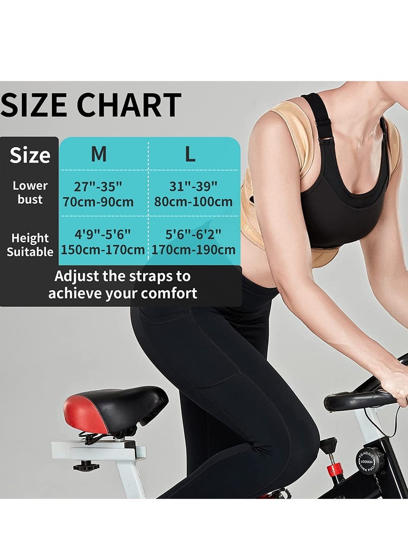 KASTWAVE Posture Corrector for Women and Men, Adjustable Breathable Back Straightener, Clavicle Support, Relax Neck, Shoulder, and Upper Back (L 31"-39") - Image 2