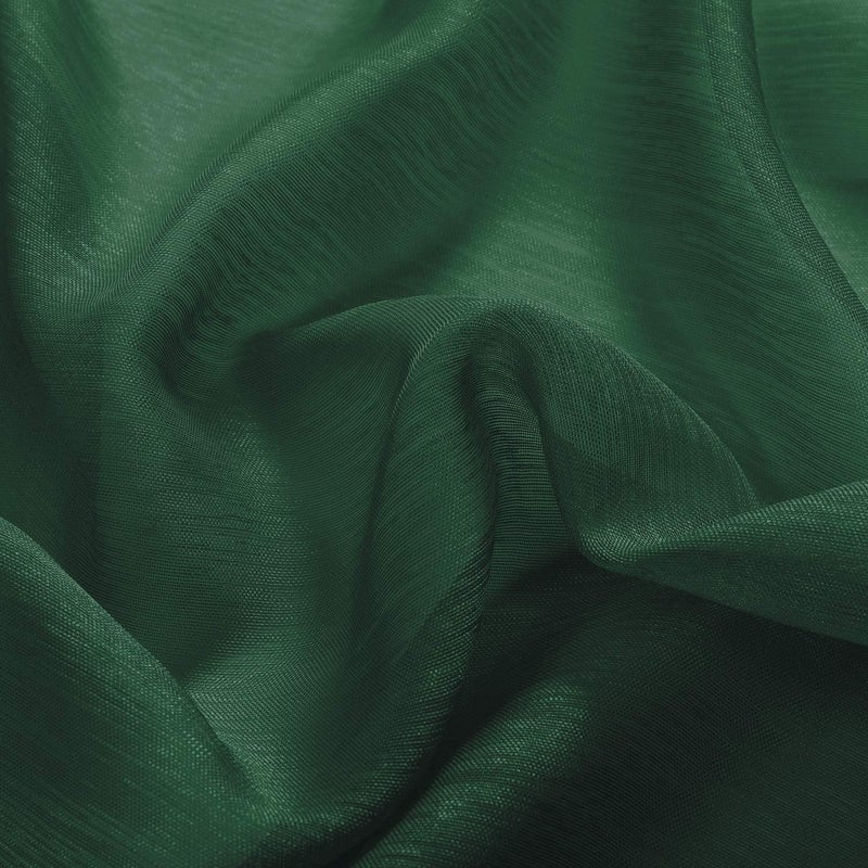 DONREN 96 Inch Length Patio Door Sheer Curtain Panels - Ceiling to Floor Extra Long Voile Drape Curtains Window Treatment for Sliding Glass Door(Dark Green,2 Pieces) - Image 5