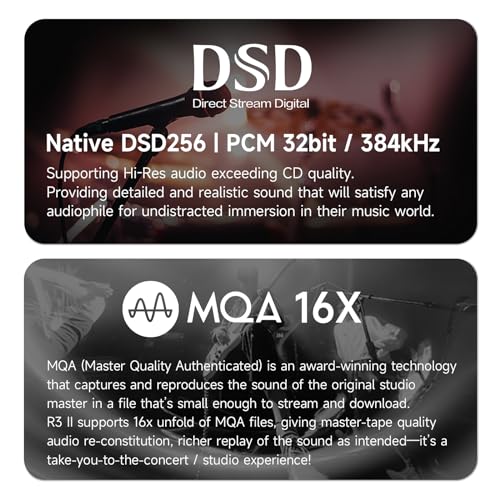 HiBy R3 II 2025 Hi-Res Audio Player - Dual DAC Chips, MQA Decoding, Qobuz/Tidal Player with Bluetooth 5.1, 3.5mm SE/4.4mm BAL Ports | Up to 2TB Expandable Storage - Image 2