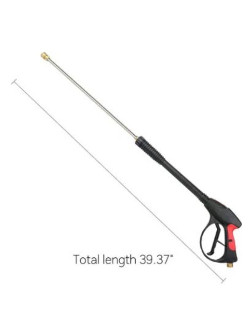 ارواق مسدس عصا غسيل الضغط العالي M22، رأس الفوهة، طقم خرطوم، مدفع مياه غسيل السيارات، 4000 رطل لكل بوصة مربعة، - Image 5