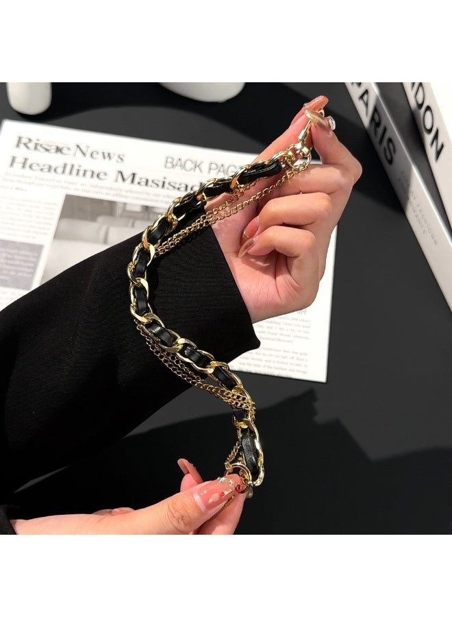 NIBEMINENT Phone Charm/ Chain Strap for Women Girls, Hanging Chain Cell Phone Case Lanyard Wrist Strap