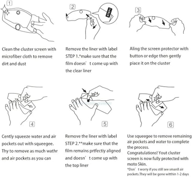 DEMULAX Motorcycle Dashboard Screen Protector - Image 2