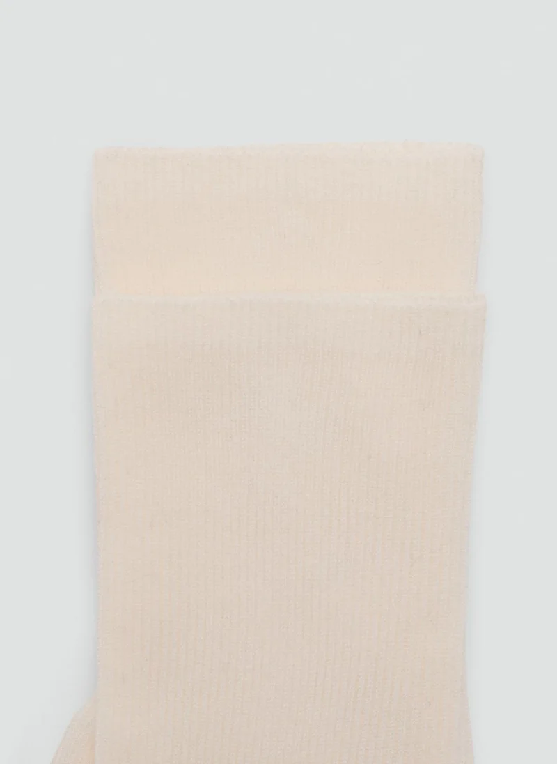 مانجو Ribbed cotton socks