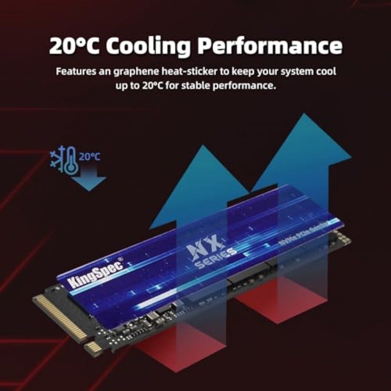 KingSpec 1TB SSD M.2 NVMe 2280 PCIe Gen 3x4 NVMe SSD Up to 3500MB s 3D NAND Flash Internal Solid State Drive for Desktop and Laptop - Image 3