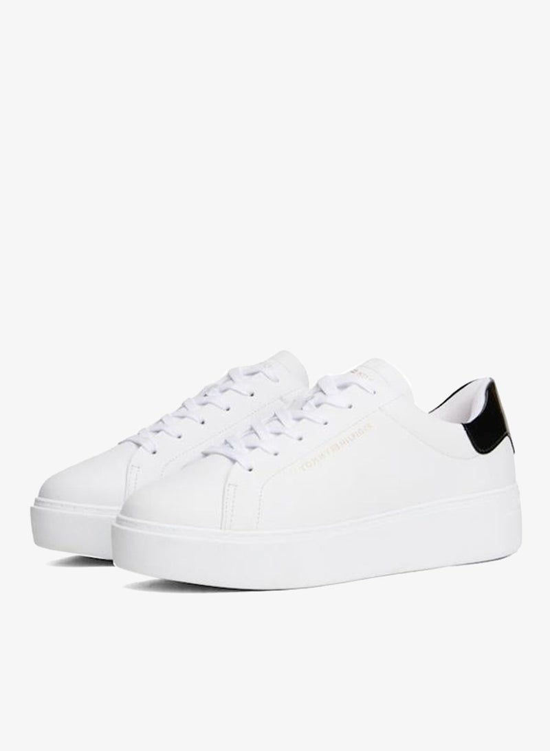 Tommy Hilfiger Chic Platform Cupsole Patent Trainers for Women - Image 5