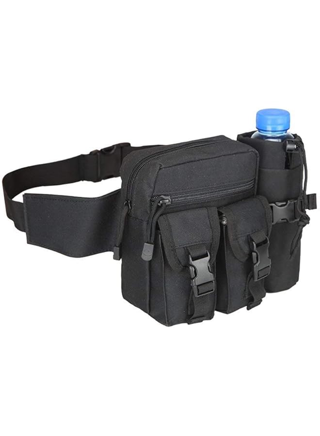 PROMASS promass Waist Bag Sports Waterproof Waist Pack with Water Bottle Pocket Holder Running Belt Pouch Fanny Pack for Hiking Cycling Camping Climbing Travel - Image 1
