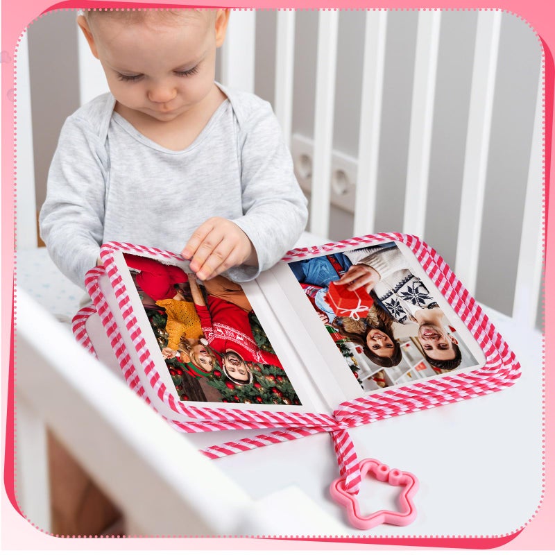 Fullhawl My First Family Album for Baby Holds 17 4x6 Pictures Baby Photo Album Soft Cloth Book for Kids Toddlers Family Memory Gift - Image 2