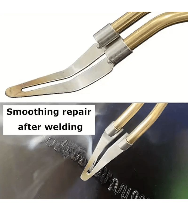 17pcs Plastic Repair Kit With Strips Flat Head Patches For Car Motorcycle Shell - Image 4