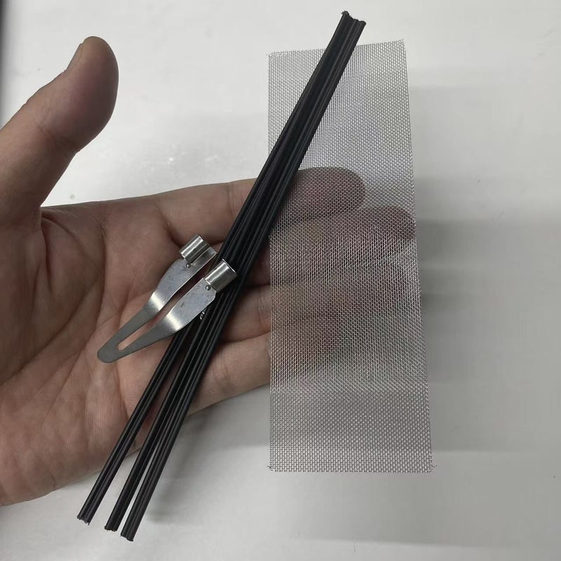 17pcs Plastic Repair Kit With Strips Flat Head Patches For Car Motorcycle Shell - Image 3