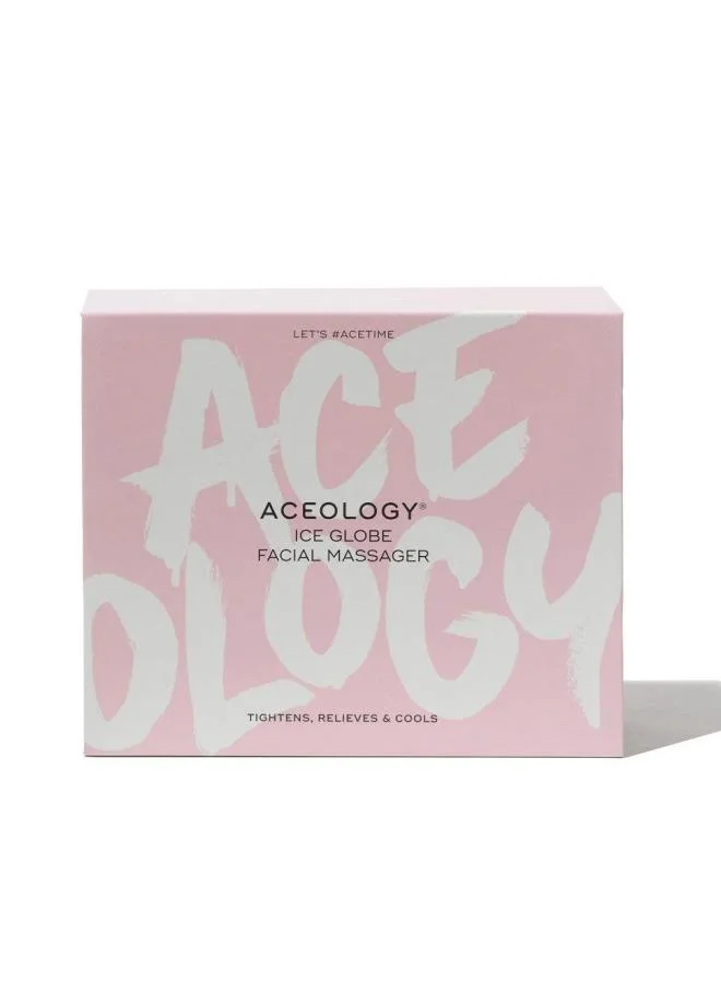 ACEOLOGY The Original Pink Ice Globe Facial Massager