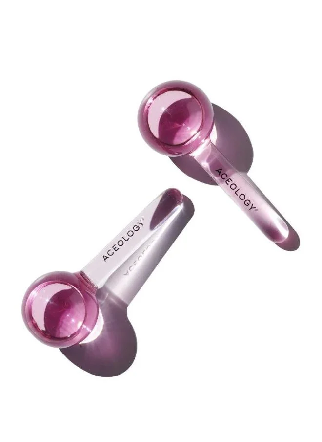 ACEOLOGY The Original Pink Ice Globe Facial Massager