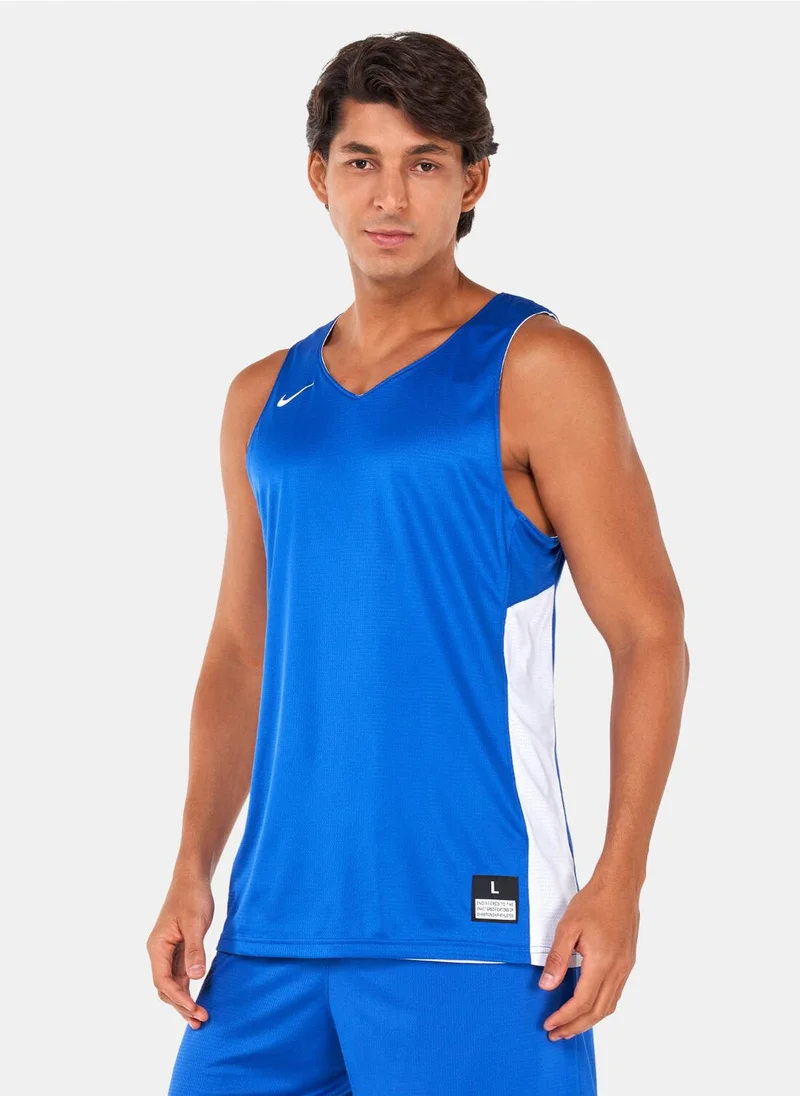 نايكي Men's Reversible Team Practice Basketball Jersey