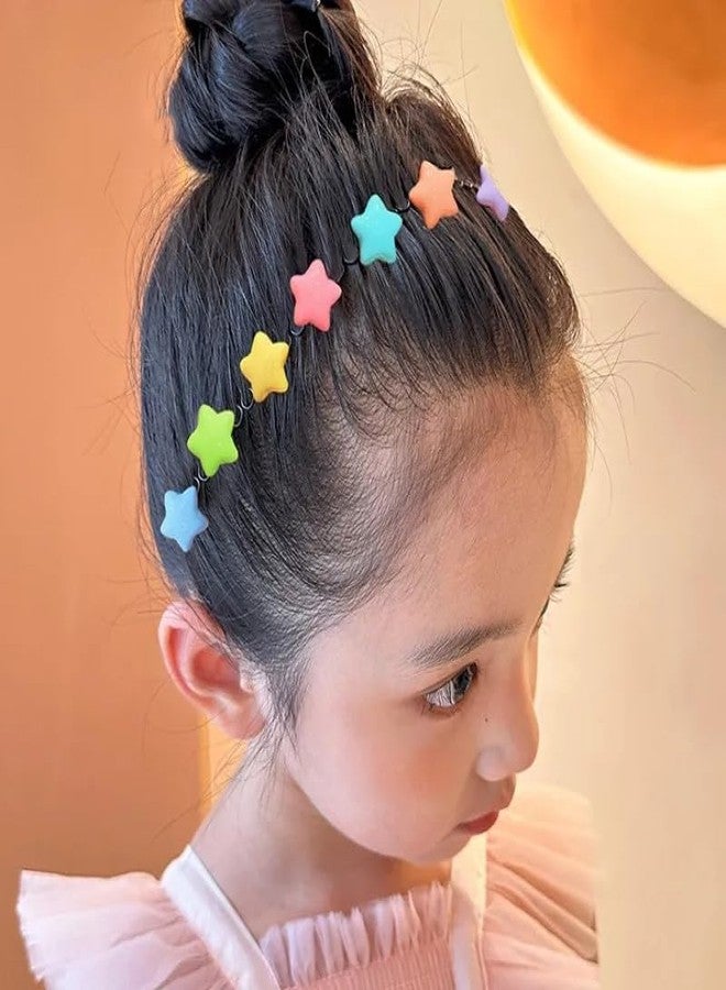 DORMITORRY Cute Cartoon Children's Hair Accessories hair comb, Flexible Circle Comb, Non Slip Tooth Hairband, Hair Band, Zig Zag Flexible Plastic Circle Cartton Comb, Zigzag comb, 2pcs - Multi Design. - Image 4
