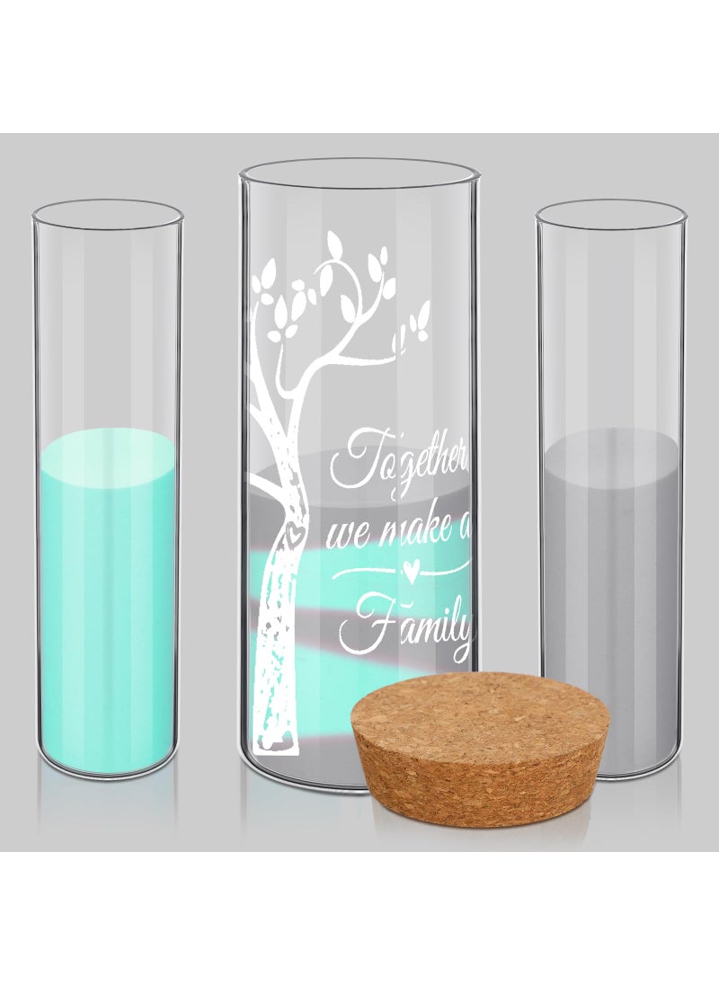 Irenare Irenare Unity Sand for Wedding Ceremony Set Wedding Sand Vase Kit Include Sand Ceremony Vase  Sand  Cork Stopper for Weddings Engagement Anniversary Memorial Bridal Party(Tree)  - Image 1