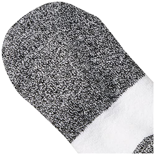 Thorlos LRXM Thin Cushion Running Crew Socks, White/Navy, Medium - Image 3