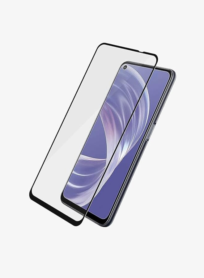 Screen protector compatible with Oppo A73 5G (3D) Curved Full Coverage Premium Scratch Resistance 5D Touch Tempered Glass Screen Protector For 0ppo A73 5G
