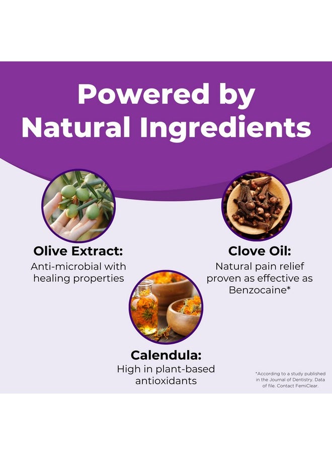 CUROXEN - Mouth Sore Relief, Made With All-Natural Ingredients Including Olive Oil, Calendula, Beeswax, Clove Essential Oil, And Cinnamon Oil, Gluten-Free - 0.42 Oz - Image 1