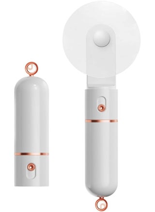 White Open-Top Fan