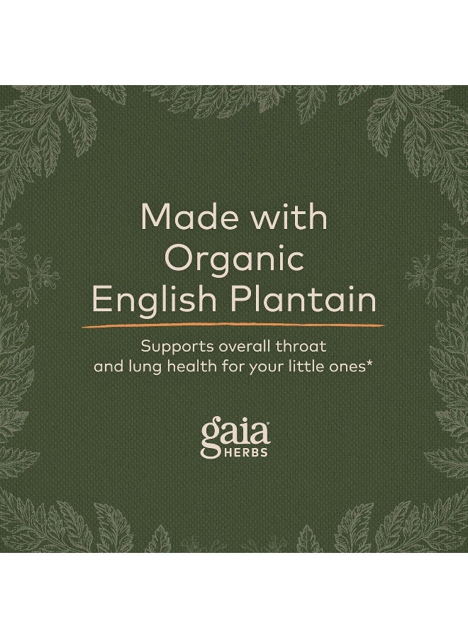 Gaia Herbs شراب صحة الشعب الهوائية للأطفال دعم المناعة مكمل دعم صحة الحلق والرئة 3 أونصة سائلة 18 حصة - Image 3
