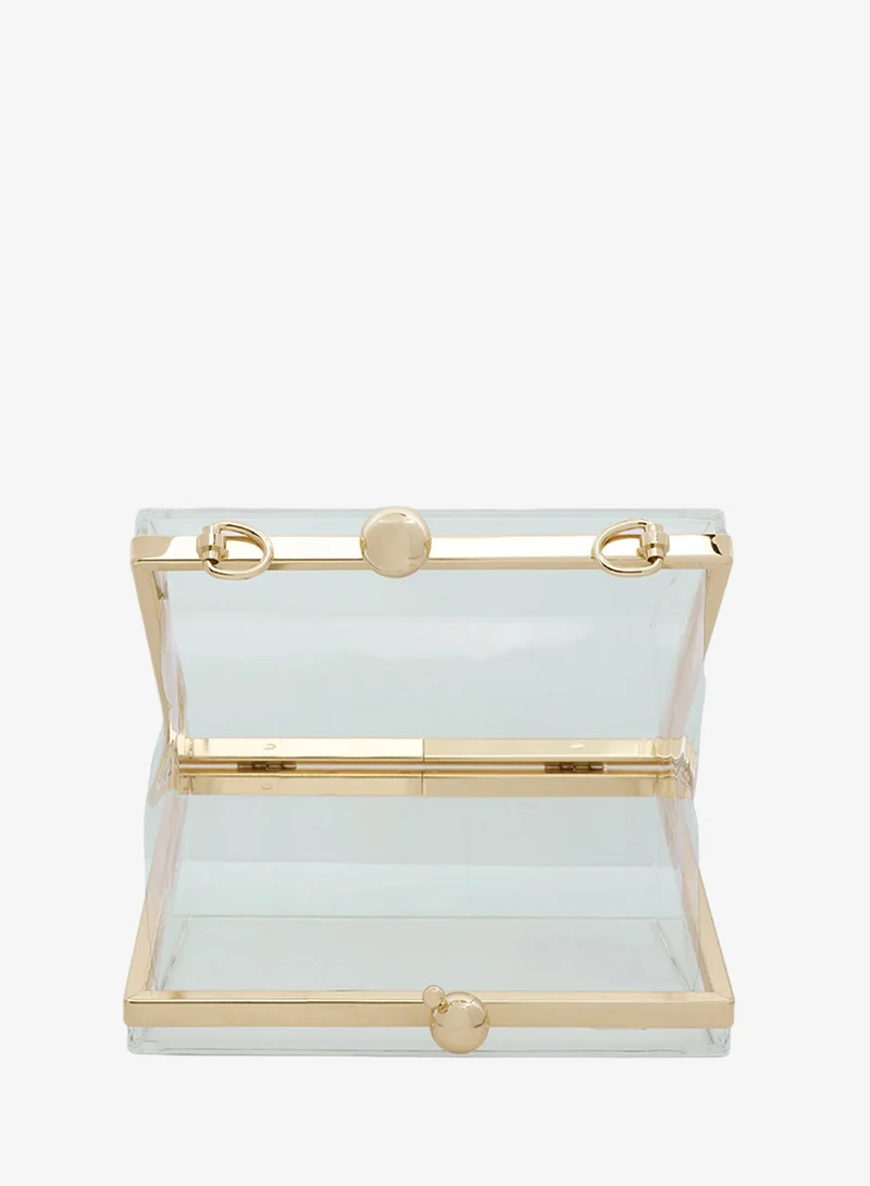 London Rag  London Rag Transparent Clear Triangle Clutch Bag for Women | Best Price UAE