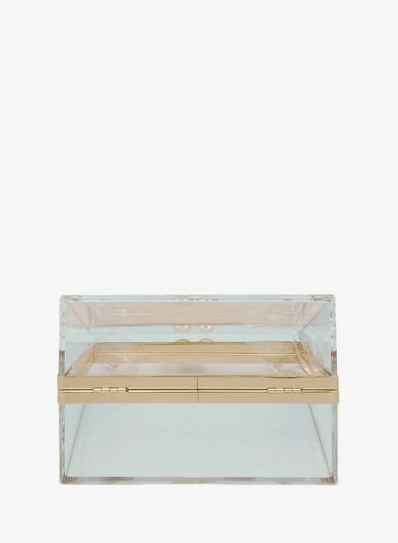 London Rag  London Rag Transparent Clear Triangle Clutch Bag for Women | Best Price UAE