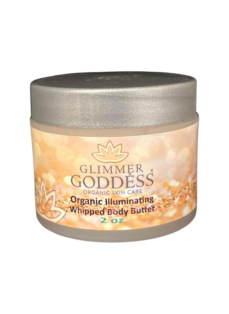 glimmer goddess GLIMMER GODDESS Shimmer Body Butter Travel Size 2 oz  Gold Subtle Level 1  Nourishing Hydrating Natural Glow  Vegan CrueltyFree ParabenFree AllNatural Ingredients  Travel Ready 