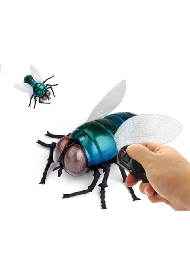 Strange Remote Control Fly/Bee/ladybug Simulation Trick Insect Infrared Remote Control Electric Toy-Color:9921-1 Fly (small Color Box) - Image 5