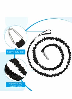 Excefore Kayak Paddle Leash, 4Pcs Leash Accessories Stretchable Coiled Rod for Kayaking Fishing Boating Canoeing SUP Rafting  - Image 5