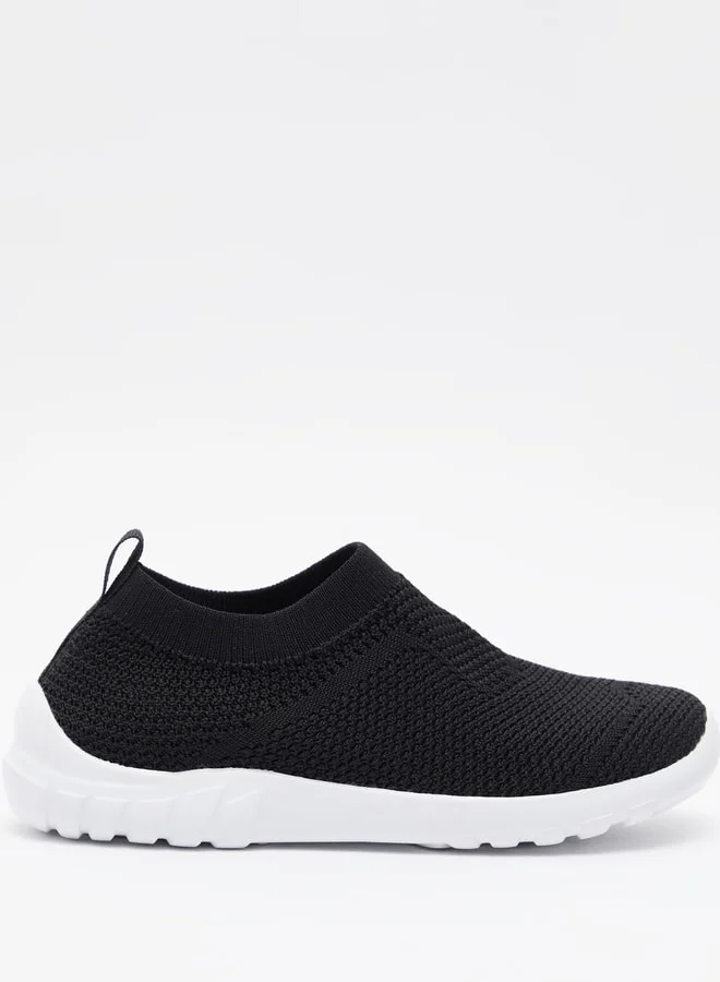 Dash Boys Textured Slip-On Sports Shoes