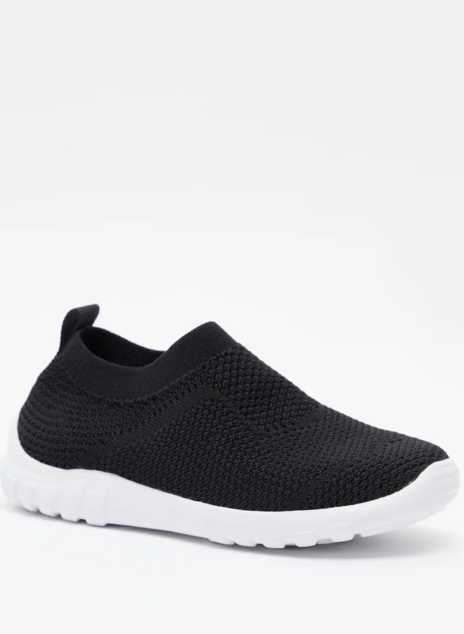 Dash Boys Textured Slip-On Sports Shoes