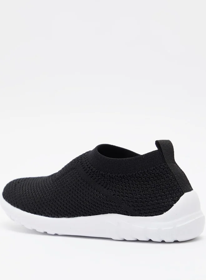 Dash Boys Textured Slip-On Sports Shoes