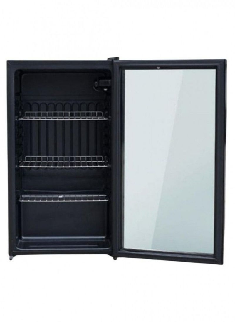 JUSTINGHOUSE Justing House JSSW-95 88L Single Door Glass Refrigerator | Compact Black Fridge | Energy-Saving & Low Noise | Transparent Glass Door | Manual Temperature Control | Interior LED Light | Ideal for Offices, Cafés, Small Rooms, and Hospitality - Image 4