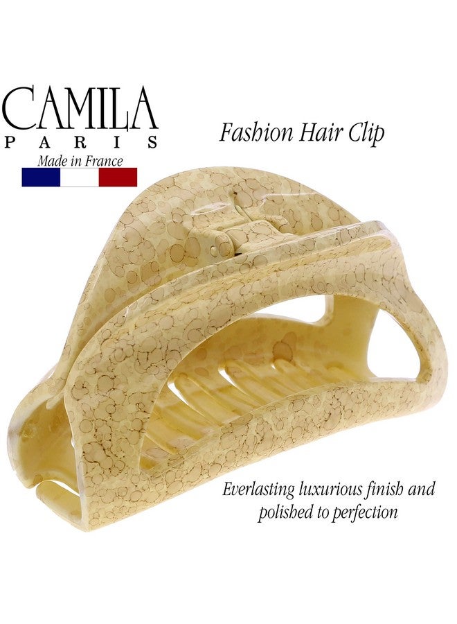 كاميلا مشبك شعر فرنسي Cp3191 من باريس للنساء، شعر سميك للشعر الطويل والمموج والمجعد للفتيات، مشابك مخلب شعر للفك، تصميم متين، مشبك مخلب كبير للشعر السميك، مقبض قوي لا ينزلق، صنع في فرنسا - Image 5