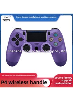 Preferred PS. 4 Game Handle Six Axis Dual Vibration P4 Game Console With Bluetooth Pro Wireless Handle-Product Color:Purple