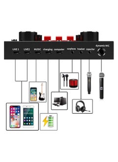 Generic BM800 Condenser Microphone Bundle, Podcast Kit with Streaming Microphone, Live Sound Card, Adjustable Mic Stand, Metal Shock Mount and Double-Layer Pop Filter for Studio Recording & Broadcasting  - Image 2