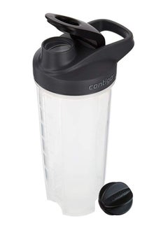Contigo Contigo shake and go fit protein shaker bottle with mixer ball large bpa free drinking flask ideal for or nutrition shakes smoothies black 820 ml  - Image 3