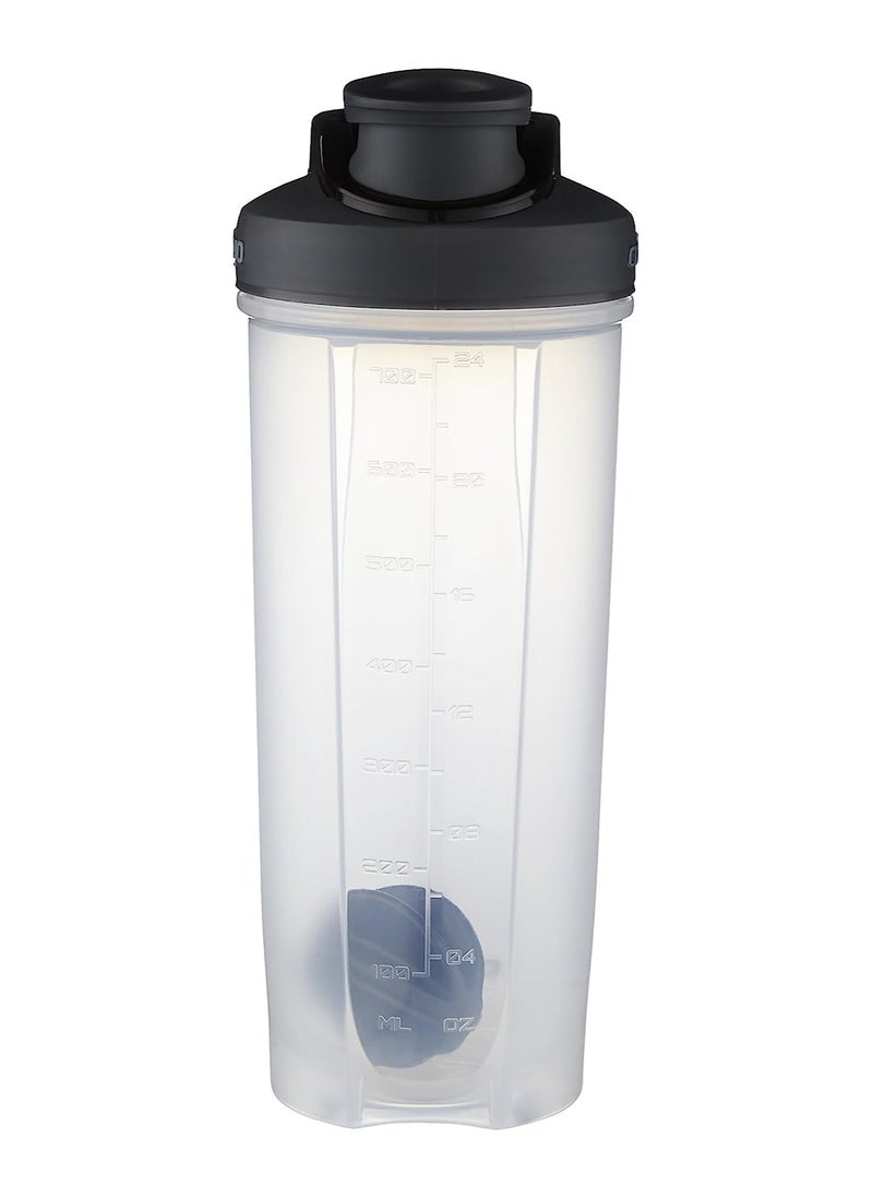 Contigo - Contigo shake and go fit protein shaker bottle with mixer ball large bpa free drinking flask ideal for or nutrition shakes smoothies black 820 ml - Image 1