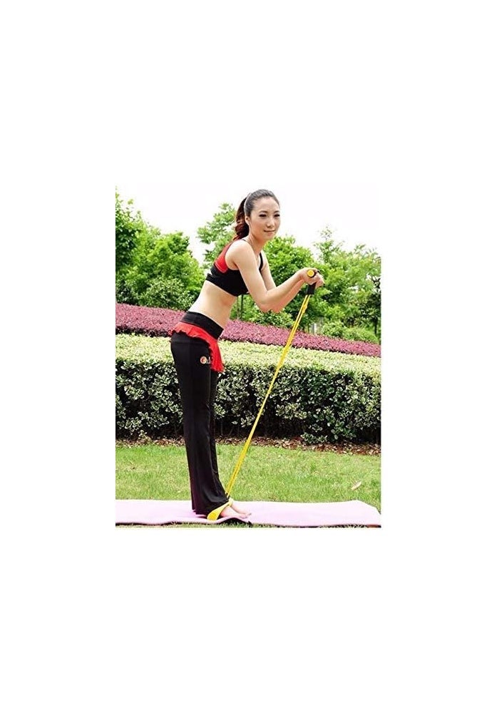 Tofreedomwind 20" 11" 4 Tubes Natural Latex Foot Pedal Elastic Pull Rope Fitness Equipment - Image 4