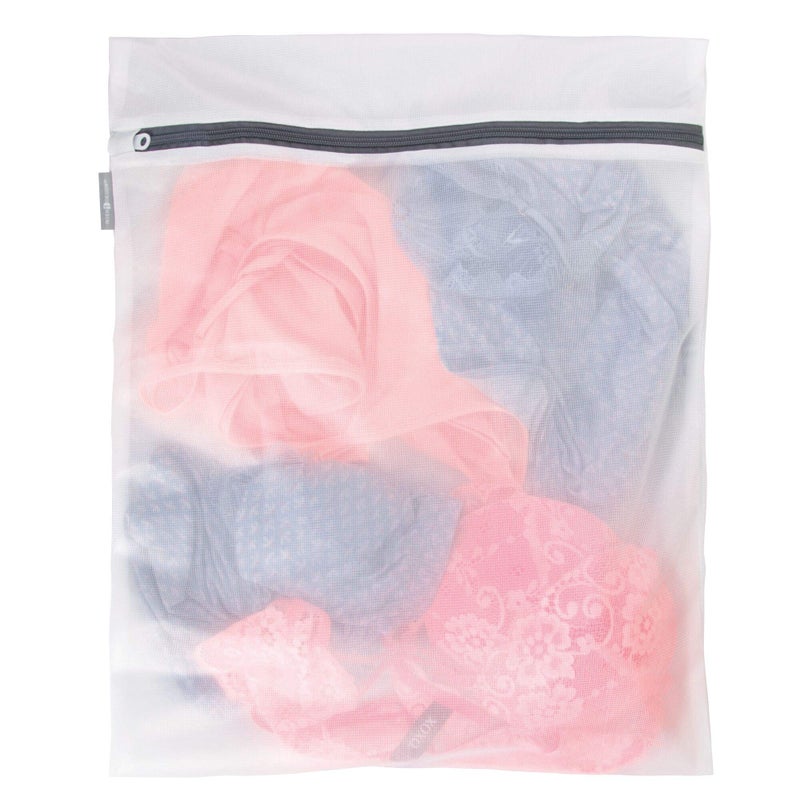 InterDesign iDesign Mesh Laundry Bag Built in Zipper for Delicates, 16" x 0.5" x 20", Large - Image 4